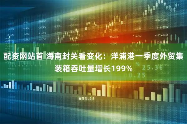 配资网站首 海南封关看变化：洋浦港一季度外贸集装箱吞吐量增长199%